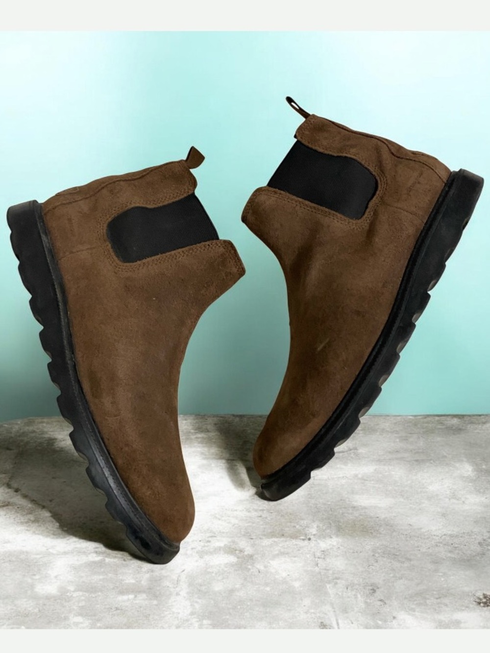 Sorel UNISEX Brown Suede Chelsea Boots Size 5